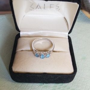 10K White Gold Ring